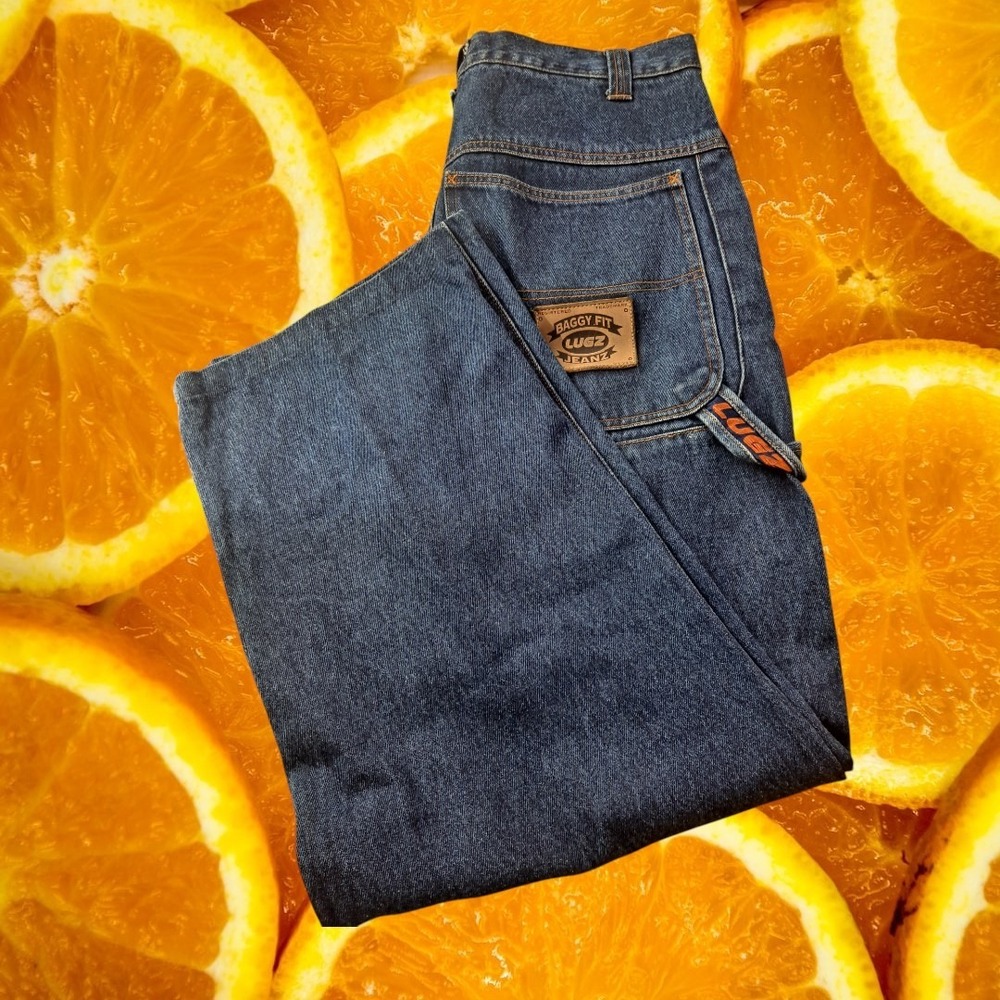 LUGZ Jeans‎ Baggy Fit Carpenter Denim Size 36 Vintage Driver Blue